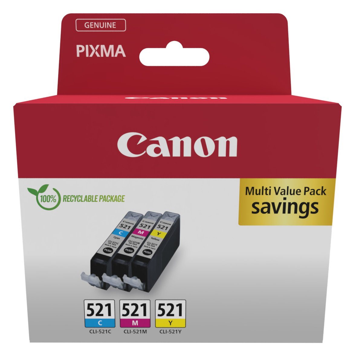 Canon CLI-521 Ink Cartridge Multipack
