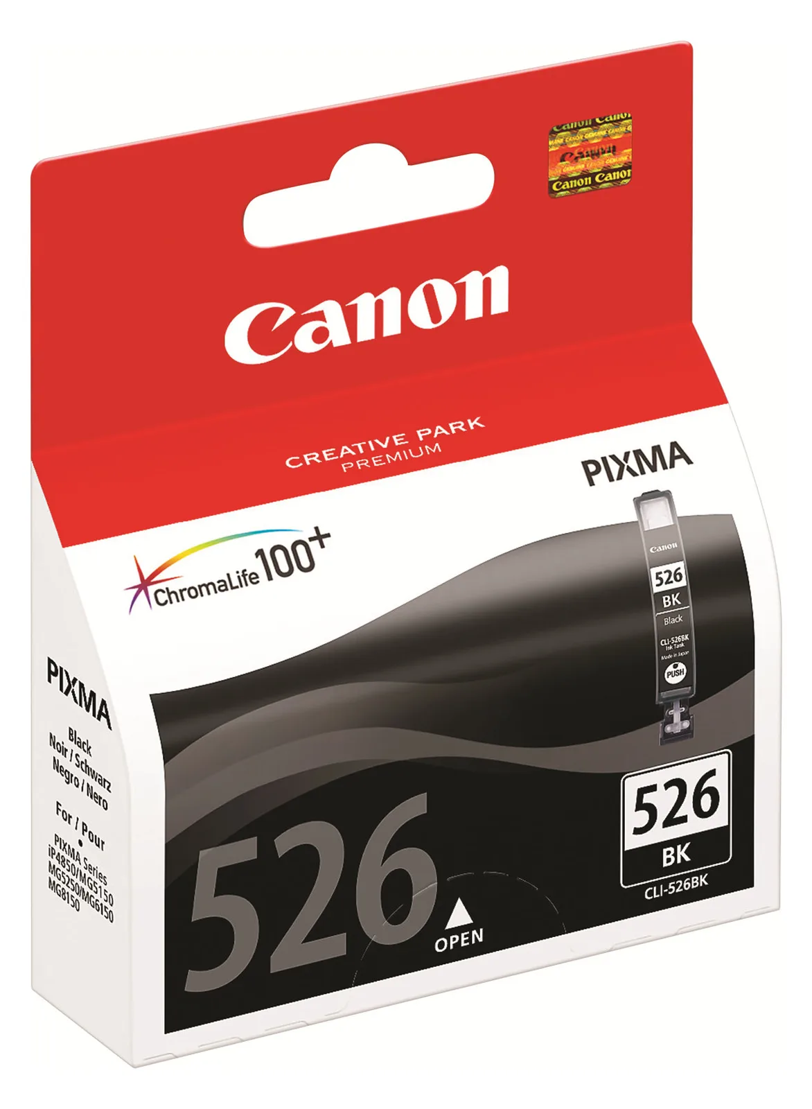 Canon CLI-526BK - Schwarz - Original - Tintenbehälter, Ansicht 2