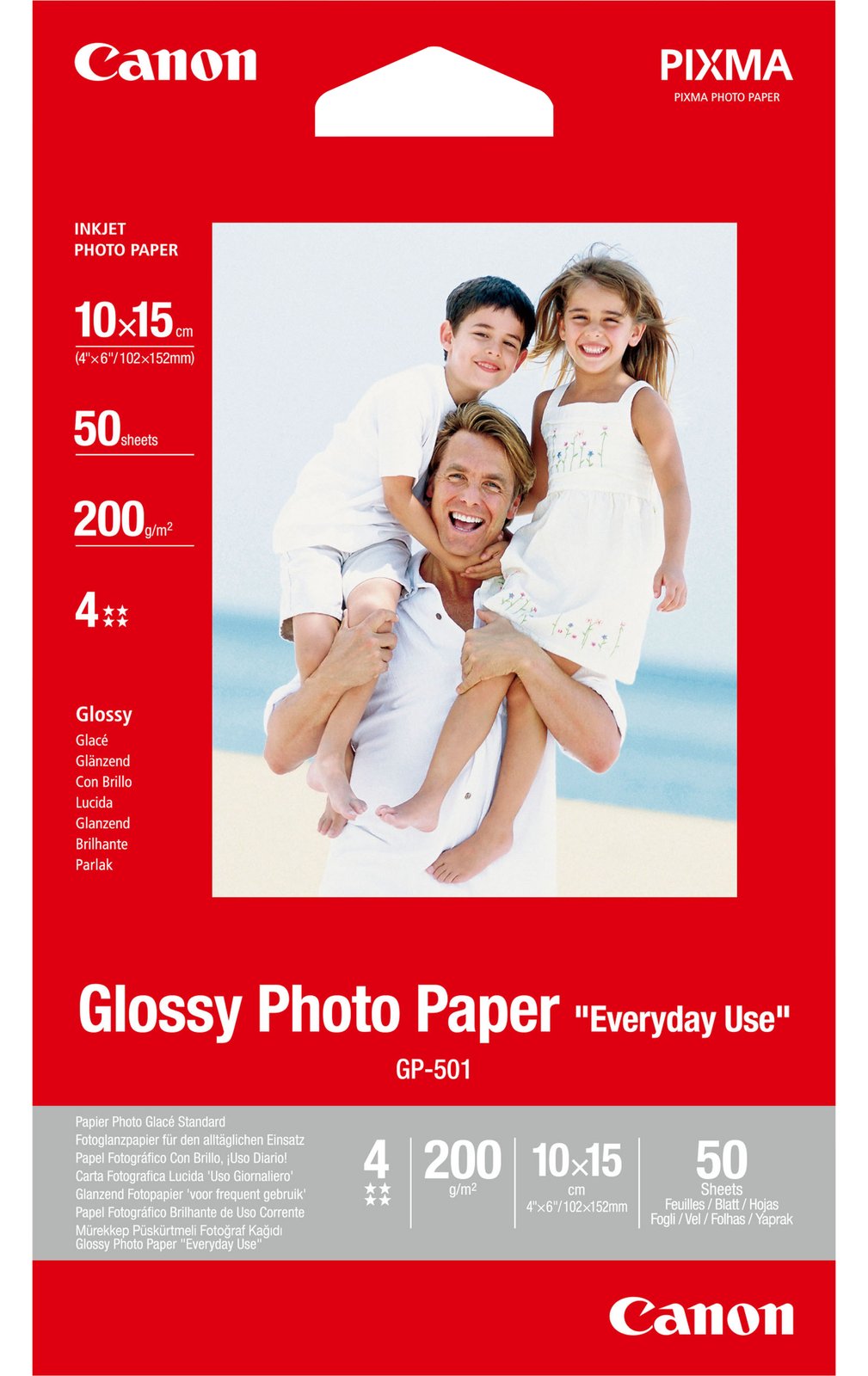 Canon GP-501 - Glänzend - weiß - 100 x 150 mm