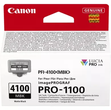 Canon PFI-4100 MBK - 80 ml - mattschwarz - original, Ansicht 2