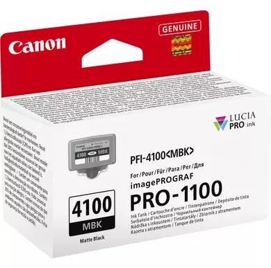 Canon PFI-4100 MBK - 80 ml - mattschwarz - original, Ansicht 3