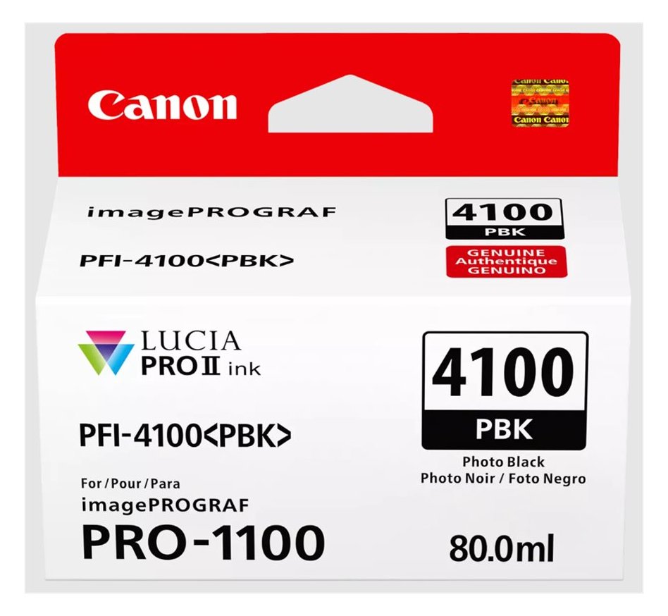 Canon PFI-4100 PBK - 80 ml - Photo schwarz - original