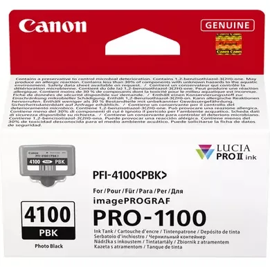 Canon PFI-4100 PBK - 80 ml - Photo schwarz - original, Ansicht 2