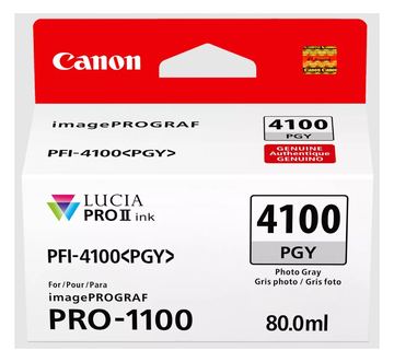 Canon PFI-4100 PGY - 80 ml - Photo Grau - original von LumaTech