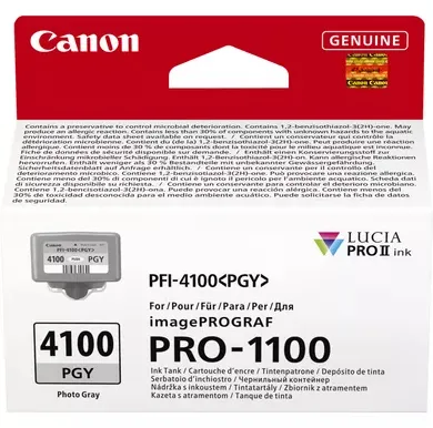 Canon PFI-4100 PGY - 80 ml - Photo Grau - original, Ansicht 2