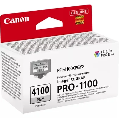 Canon PFI-4100 PGY - 80 ml - Photo Grau - original, Ansicht 3