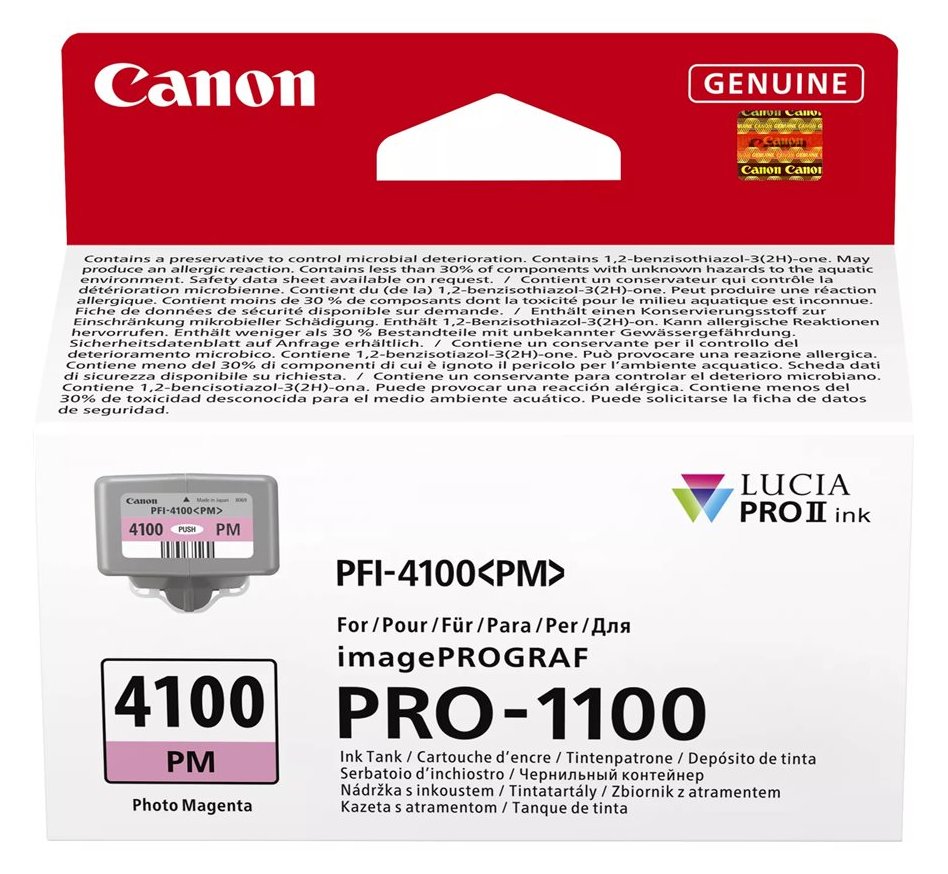 Canon PFI-4100 PM - 80 ml - Photo Magenta - original von LumaTech