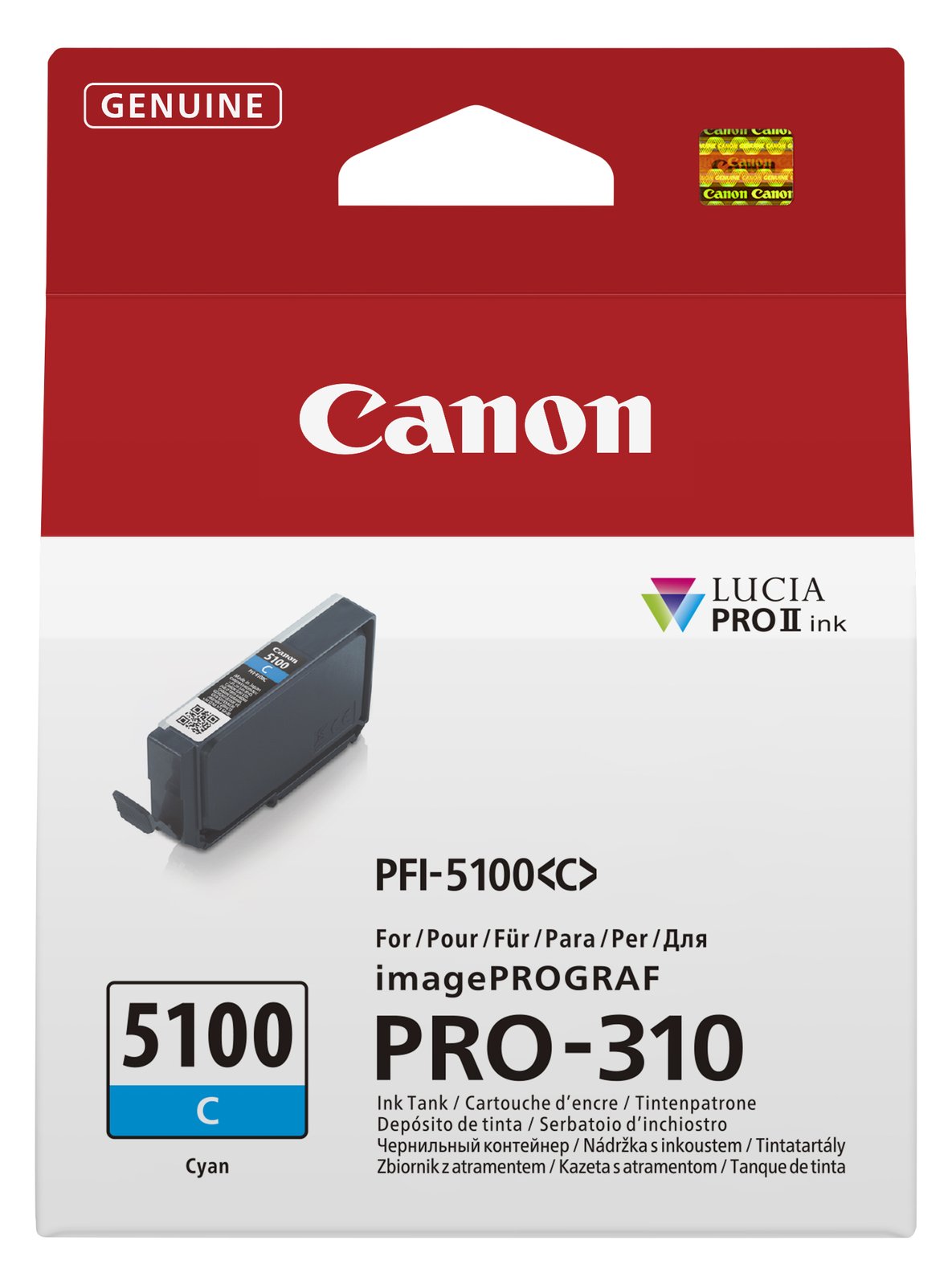 Canon PFI-5100 C - 14.4 ml - Cyan - original von LumaTech