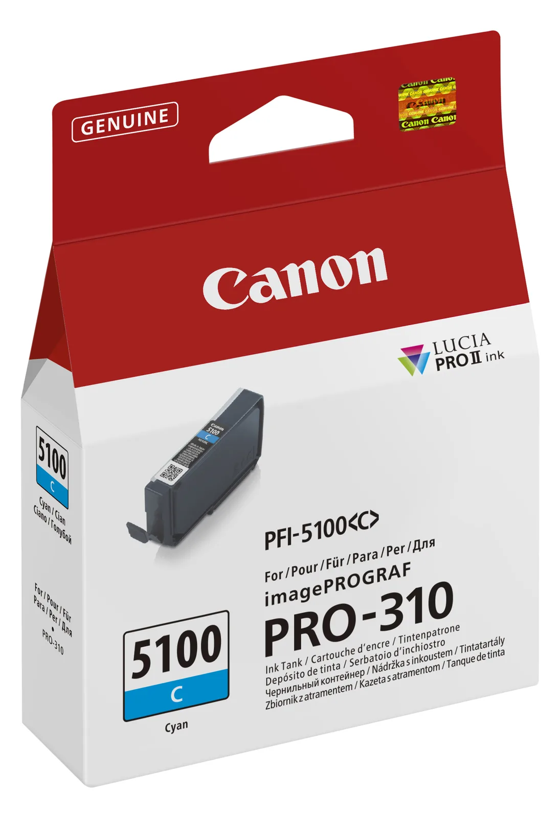Canon PFI-5100 C - 14.4 ml - Cyan - original, Ansicht 2