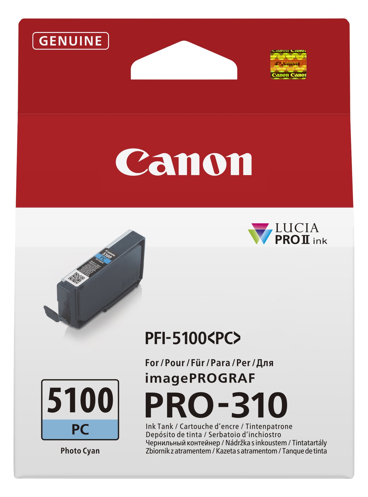 Canon PFI-5100 PC - 14.4 ml - Photo Cyan - original