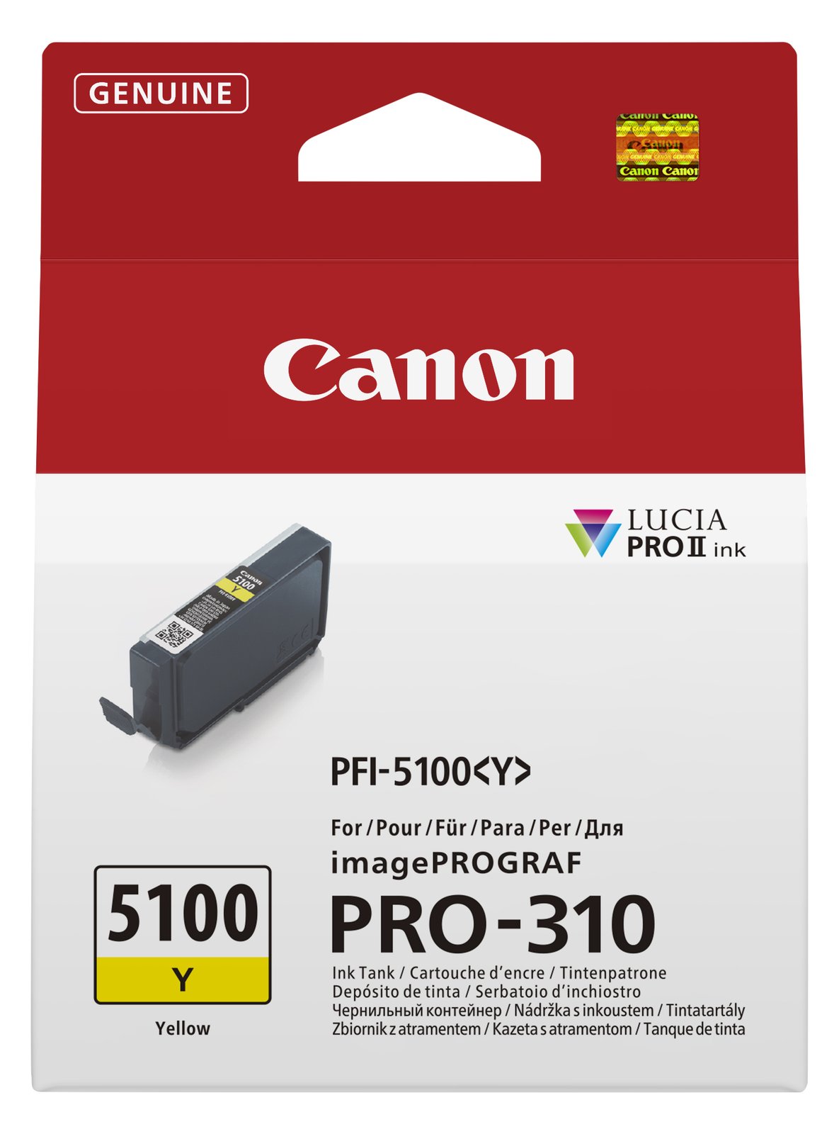 Canon PFI-5100 Y - 14.4 ml - Gelb - original von LumaTech