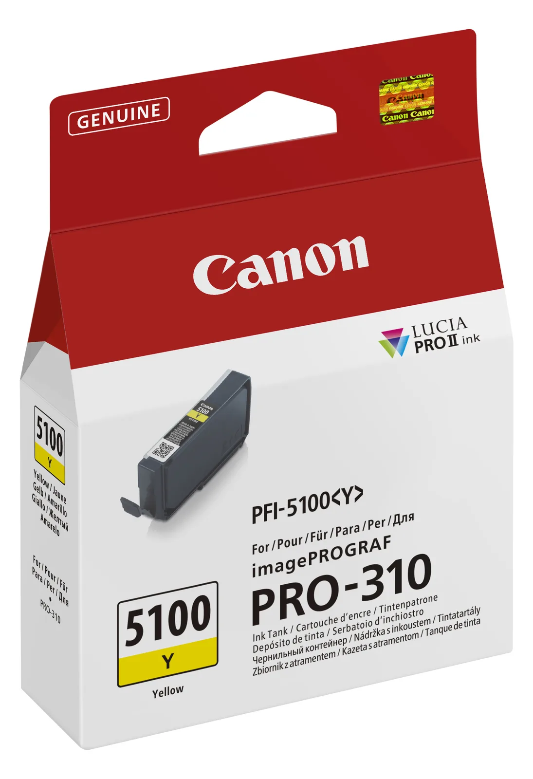 Canon PFI-5100 Y - 14.4 ml - Gelb - original, Ansicht 2