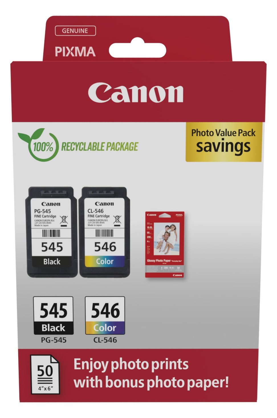Canon PG-545/CL-546 Ink Cartridge PVP von LumaTech