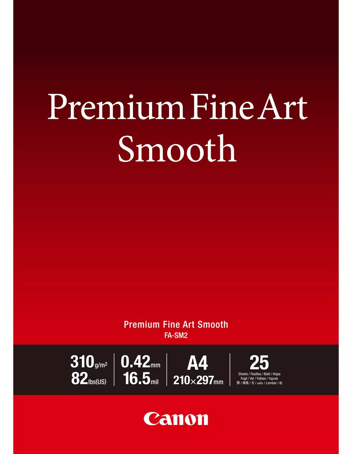 Canon Premium Fine Art FA-SM2 - Seidig - 16,5 mil - A4 (210 x 297 mm)