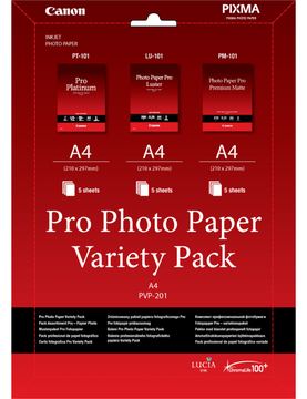 Canon Pro Variety Pack PVP-201 - A4 (210 x 297 von LumaTech