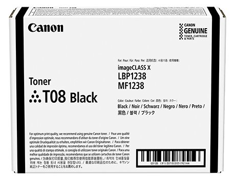 Canon T08 - Schwarz - Original - Tonerpatrone