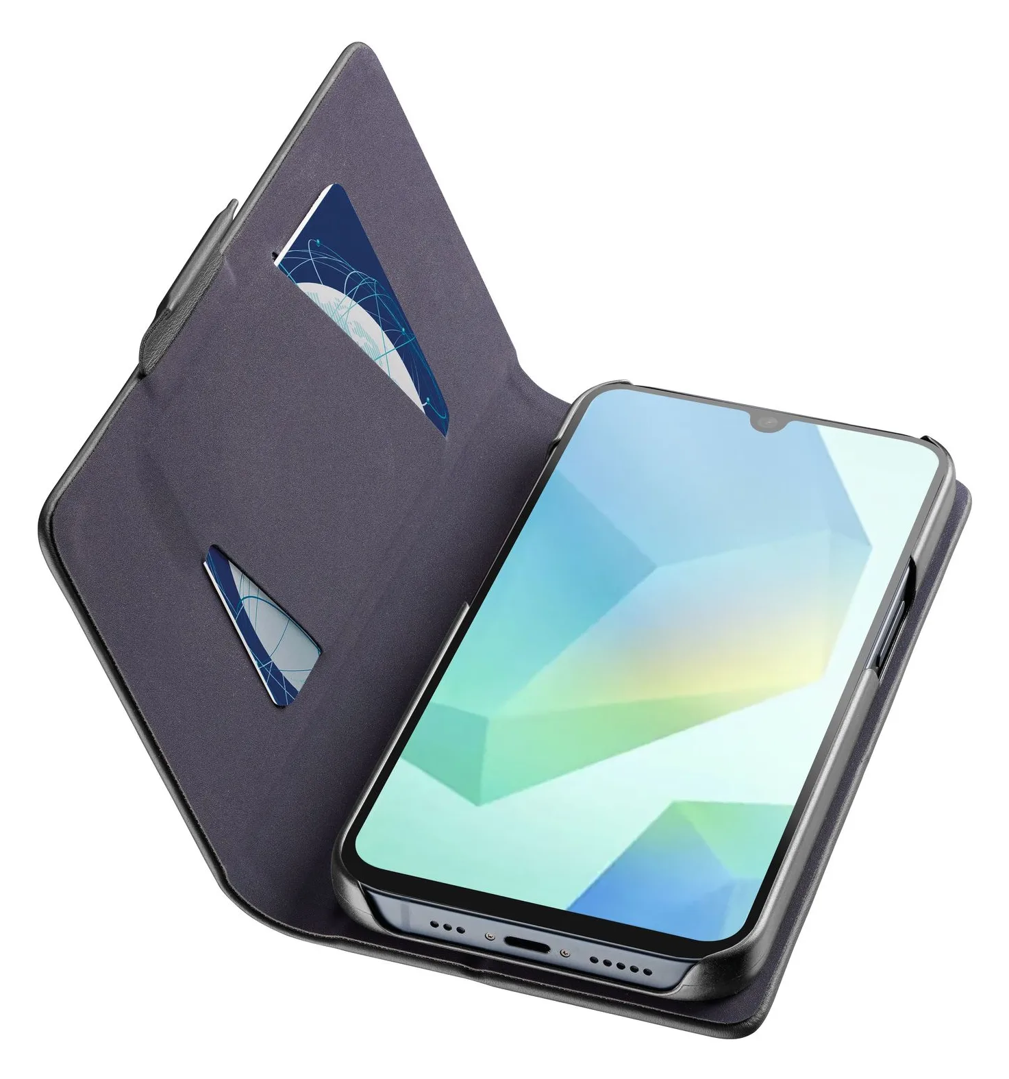 Cellularline Book Case für Samsung A17 5G Black, Ansicht 4