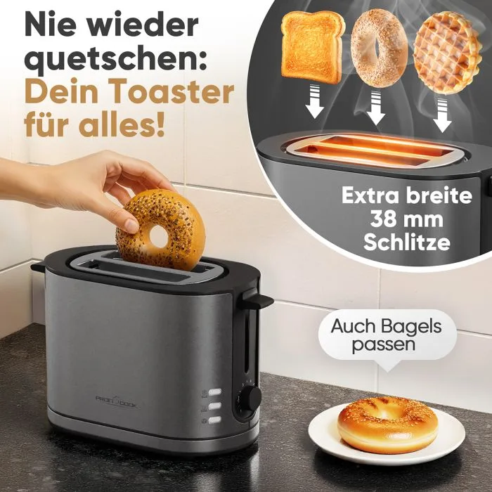 Clatronic Proficook PC-TA 1291 graphit, Ansicht 4