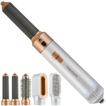 Clatronic Warmluft-Lockenbürste PC-HAS 3132 weiß-rosé