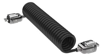 Compulocks Dual Head Coiled Keyed Cable Lock von LumaTech
