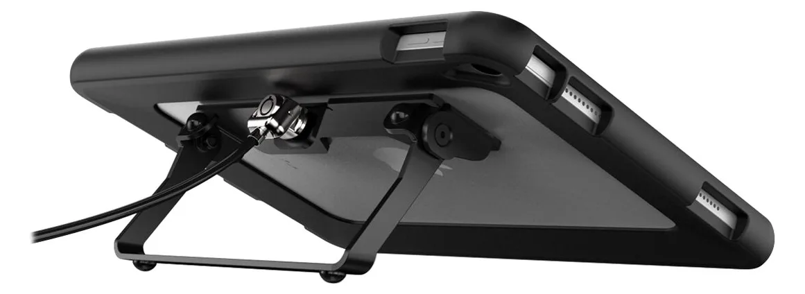 Compulocks iPad 10.2 Secured Kickstand - Stoßstange für Tablet - Ständer - Gummi, Metall - Schwarz, Ansicht 2