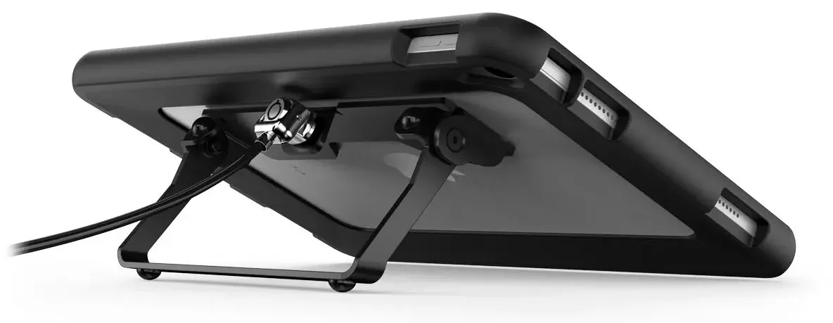Compulocks iPad 10.2 Secured Kickstand - Stoßstange für Tablet - Ständer - Gummi, Metall - Schwarz, Ansicht 3