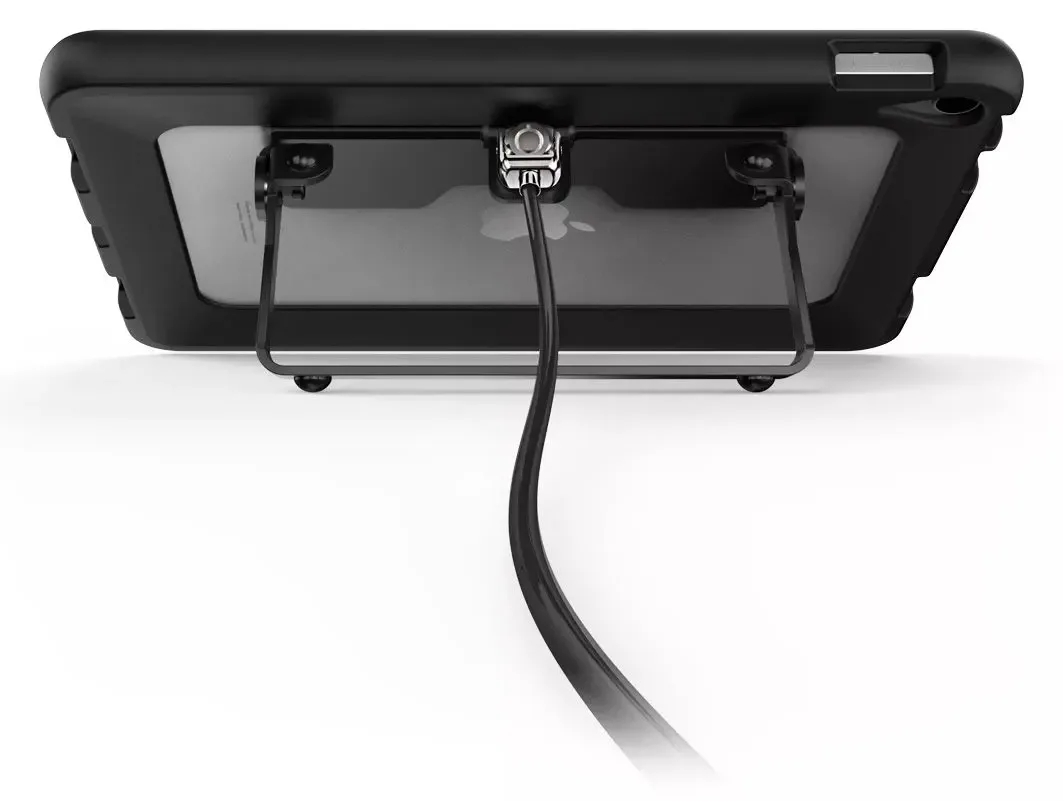 Compulocks iPad 10.2 Secured Kickstand - Stoßstange für Tablet - Ständer - Gummi, Metall - Schwarz, Ansicht 4