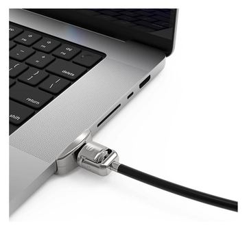 Compulocks MacBook Pro 16 M1 & M2 Lock Adapter With Key Lock - Sicherheitsschlossadapter - mit Schließzylinder von LumaTech