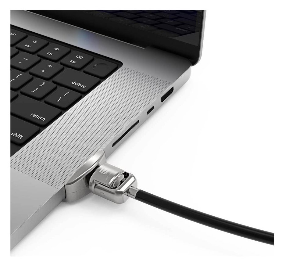 Compulocks MacBook Pro 16 M1 & M2 Lock Adapter With Key Lock - Sicherheitsschlossadapter - mit Schließzylinder