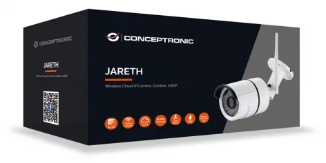 Conceptronic Jareth - IP-Sicherheitskamera - Drinnen - Verkabelt & Kabellos - Extern - CE - Decke/Wand, Ansicht 4