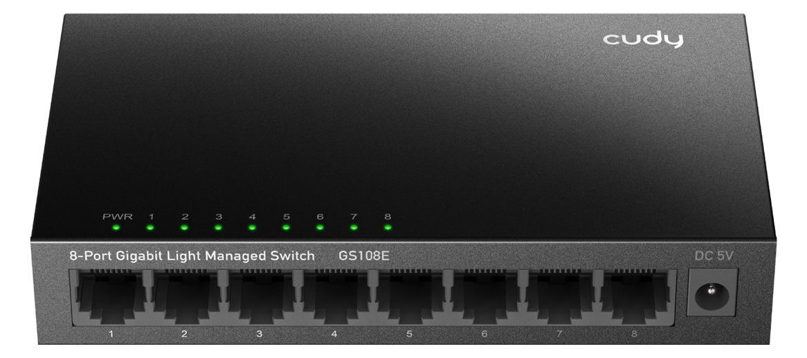 CUDY 8-Port Gigabit Light Managed Switch GS108E - Switch - 1 Gbps