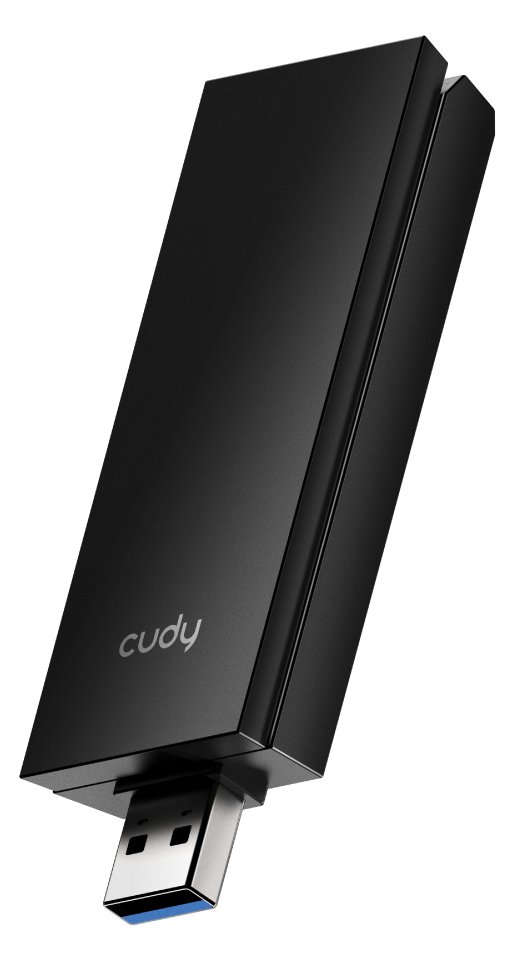 CUDY AX5400 Tir-Band Wi-Fi6/6E USB 3.0 Adapter WU5400 - Access Point - WLAN
