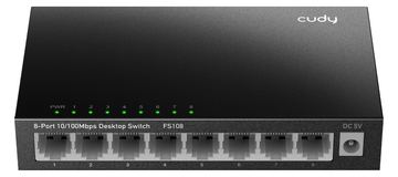 CUDY FS108 8-Port 10/100 Metal Switch - Switch - 0,1 Gbps von LumaTech