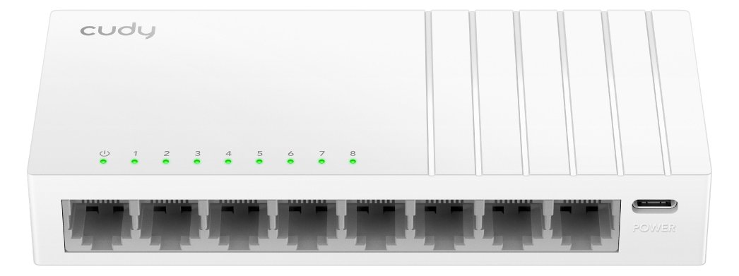 CUDY FS108D - Fast Ethernet (10/100) - Vollduplex