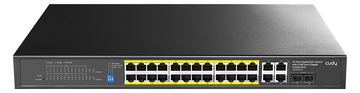 CUDY HUB SWITCH CUDY GS1028PS2 UNMANAGED PoE 300W 24-10/100/1000 BASE-T/2-1000 BASE-X SFP/CCTV MODE GS1028PS2 von LumaTech