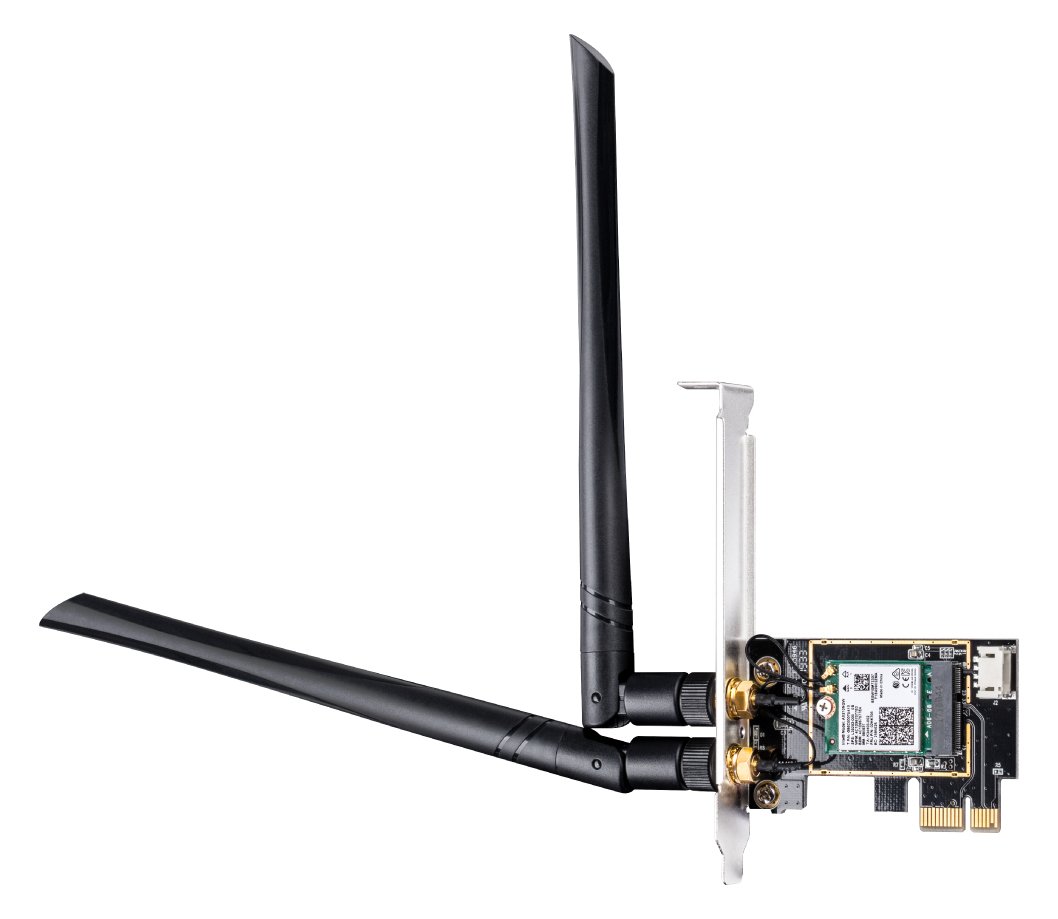 CUDY WE3000 - Eingebaut - Kabellos - PCI Express - WLAN / Bluetooth - Wi-Fi 6E (802.11ax) - 2400 Mbit/s
