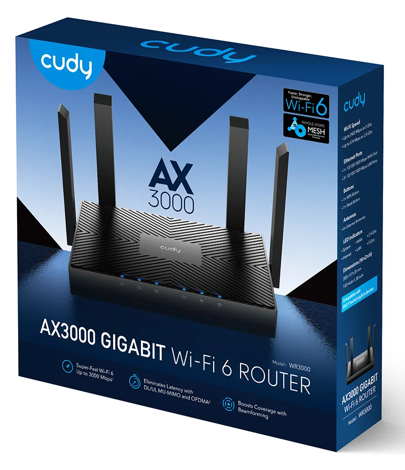 CUDY WIRELESS ROUTER CUDY AX3000, Ansicht 5
