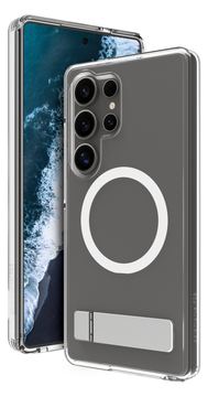 dbramante1928 Back Cover Iceland Pro Qi2 Kick Galaxy S25 Ultra Transparent von LumaTech