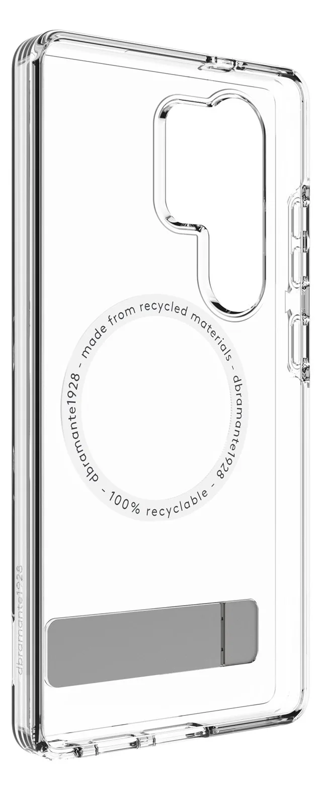 dbramante1928 Back Cover Iceland Pro Qi2 Kick Galaxy S25 Ultra Transparent, Ansicht 4