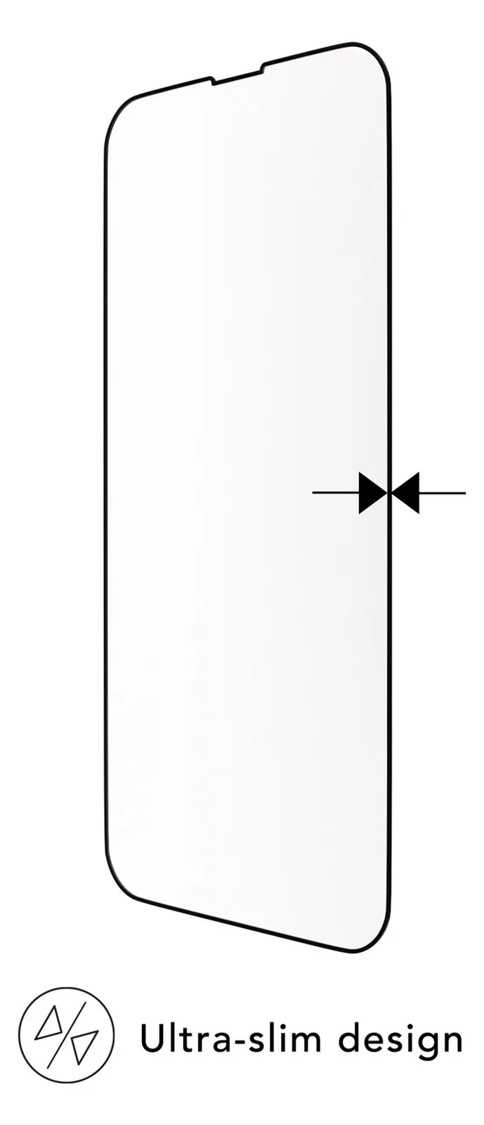 dbramante1928 Eco-shield - Bildschirmschutz für Handy - Rahmenfarbe schwarz - für Apple iPhone 13 - 13 Pro - 14, Ansicht 2