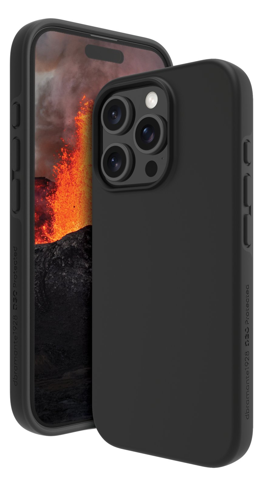 dbramante1928 Iceland Ultra - iPhone 16 Pro Kunststoff Case mit Magsafe - schwarz
