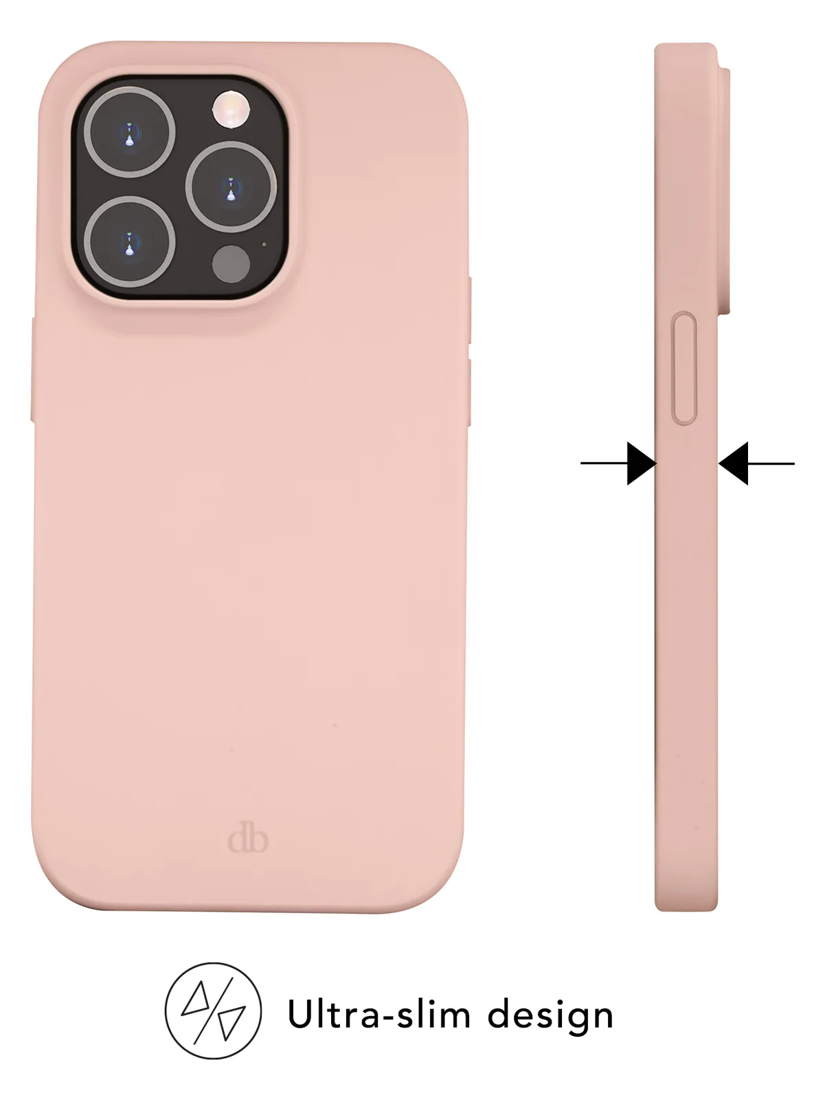dbramante1928 Monaco - Hintere Abdeckung für Mobiltelefon - pink, sand iPhone 14 Pro Max, Ansicht 2