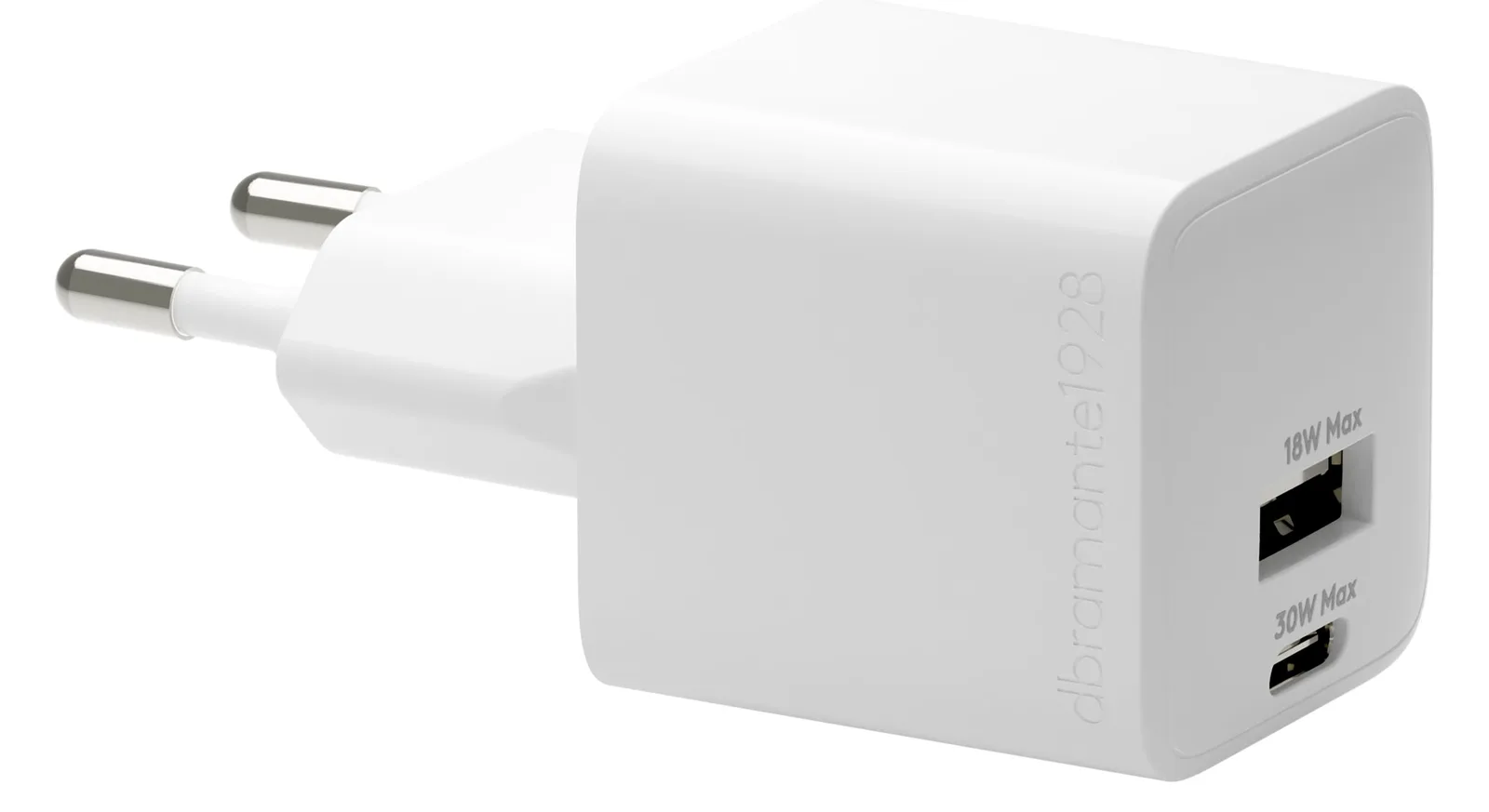 dbramante1928 re-charge - Netzteil - 30 Watt - PD - 2 Ausgabeanschlussstellen (USB, 24 pin USB-C) - 2,77 A, Ansicht 5