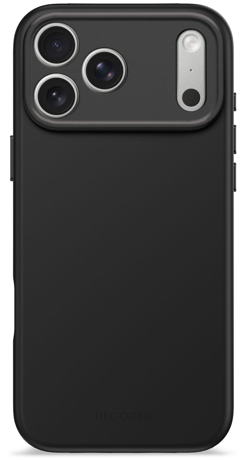 Decoded AntiMicrobial Silicone Backcover iP 17 Pro Max Black