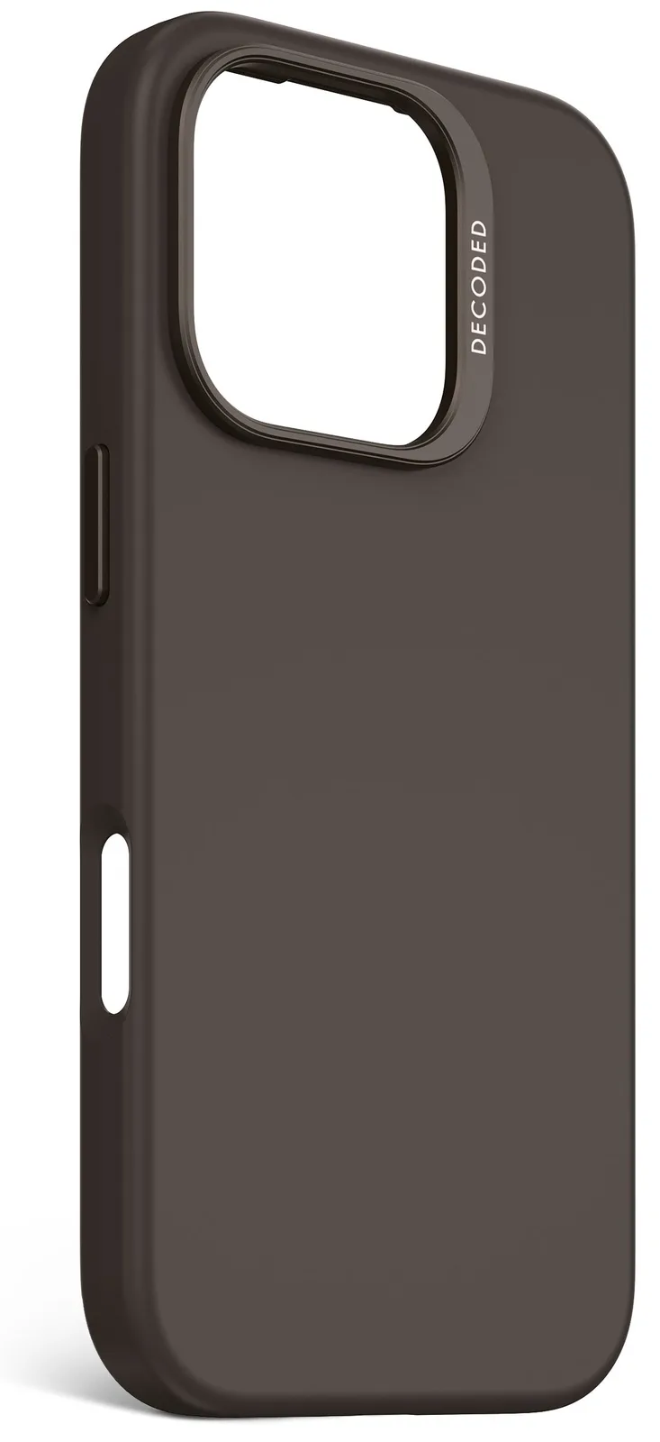 Decoded AntiMicrobial Silicone Backcover iPhone 16 Pro Black, Ansicht 2