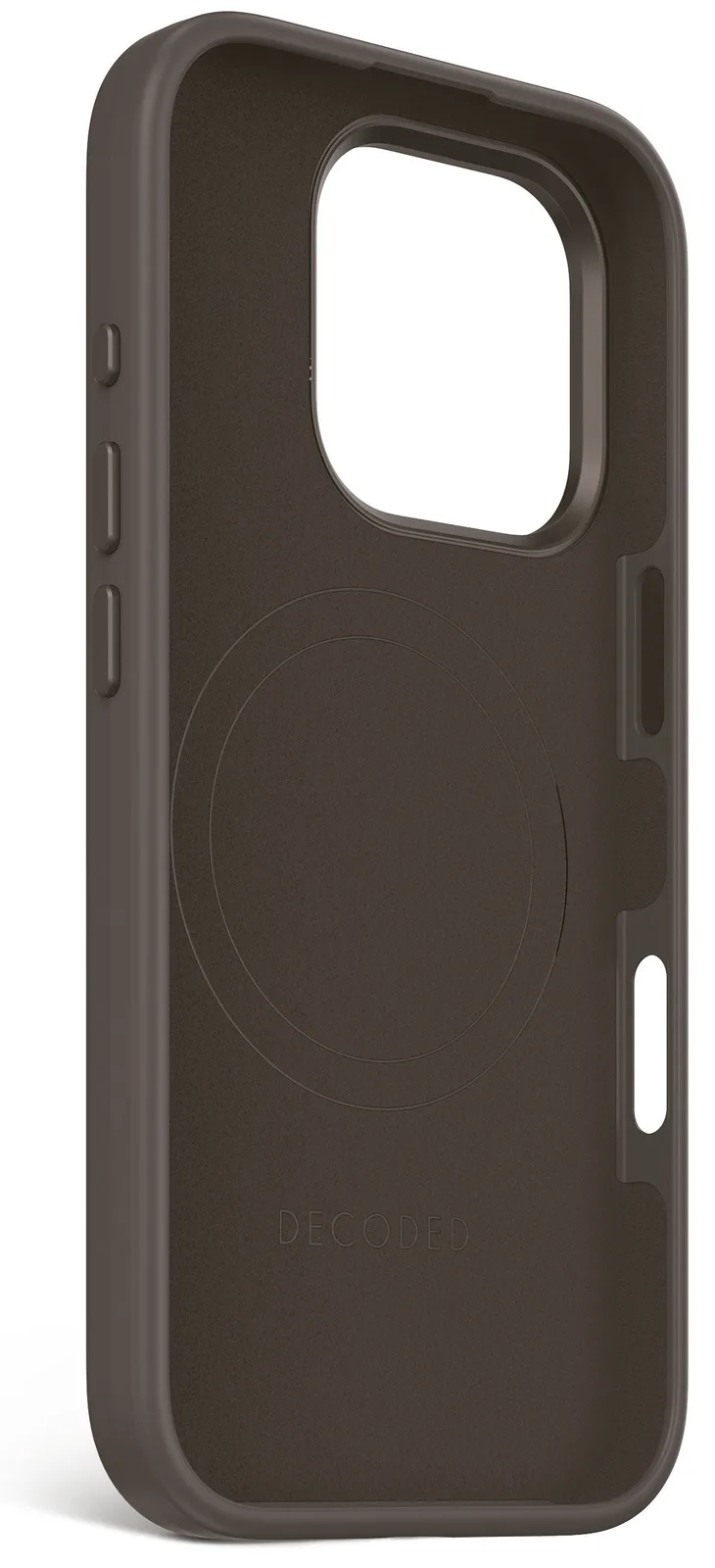 Decoded AntiMicrobial Silicone Backcover iPhone 16 Pro Black, Ansicht 3