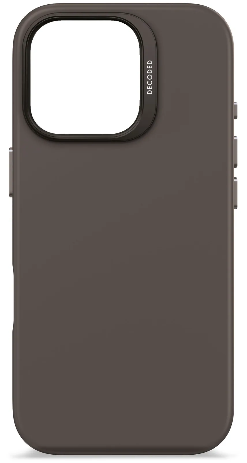 Decoded AntiMicrobial Silicone Backcover iPhone 16 Pro Black, Ansicht 4