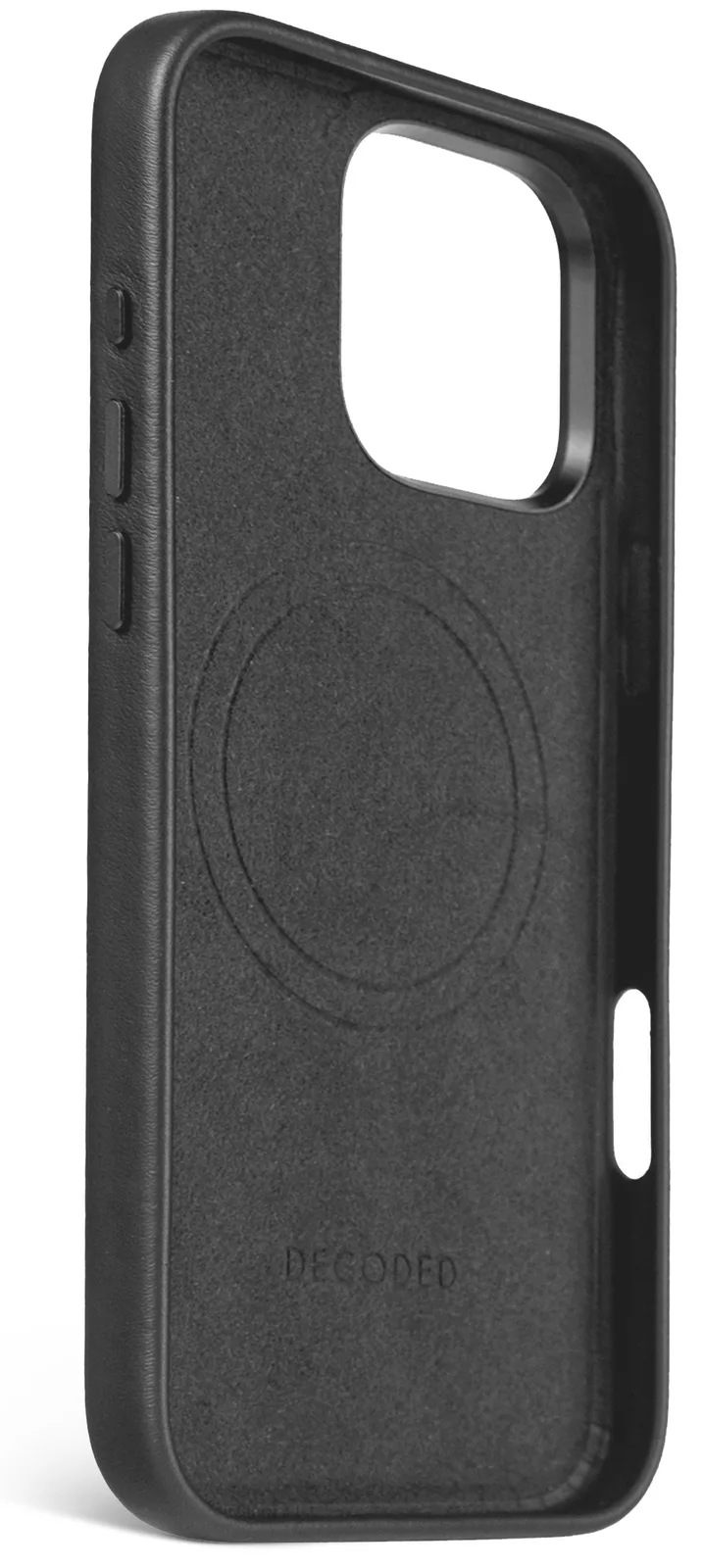 Decoded Leather Backcover iPhone 16 Pro Max Black, Ansicht 4