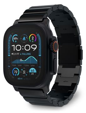 Decoded Titanium Strap for Apple Watch Ultra 1&2 Black von LumaTech