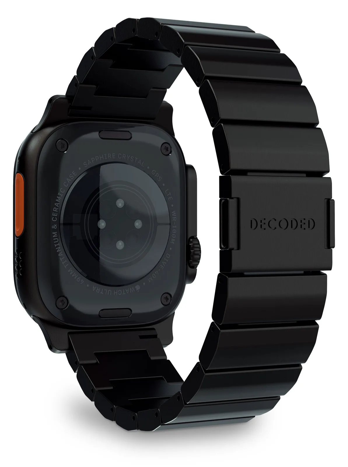 Decoded Titanium Strap for Apple Watch Ultra 1&2 Black, Ansicht 2